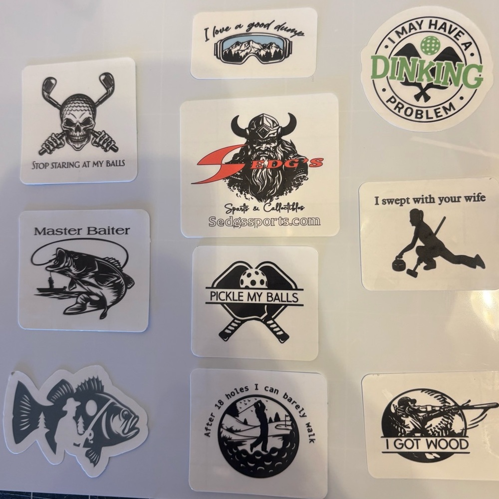 Sedgs Sports Sticker Set (transparent)